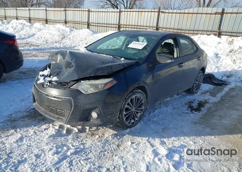 2014 Toyota Corolla S Plus z USA, uszkodzony, nr VIN 2T1BURHE6EC181636